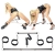 Комплект наручников и наножников с распорками Spread  em Bar and Cuff Set - Pipedream - купить с доставкой во Владимире
