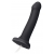 Черный фаллос с имитацией эякуляции Silicon Cum Dildo L - 19,6 см. - Strap-on-me - купить с доставкой во Владимире