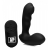 Черный стимулятор простаты Alpha-Pro 7X P-Milker Silicone Prostate Stimulator with Milking Bead - XR Brands - во Владимире купить с доставкой