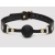 Черный кляп-шар Bound to You Faux Leather Ball Gag - Fifty Shades of Grey - купить с доставкой во Владимире