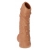 Телесная насадка с пупырышками и открытой головкой Nude Sleeve S - 10 см. - KOKOS - во Владимире купить с доставкой