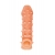 Телесная закрытая насадка с пупырышками Cock Sleeve Size M - 15,6 см. - KOKOS - во Владимире купить с доставкой