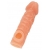 Телесная закрытая насадка с шершавой головкой Cock Sleeve Size M - 15,6 см. - KOKOS - во Владимире купить с доставкой