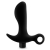 Черный анальный вибратор Silicone Vibrating Prostate Massager 01 - 10,8 см. - Blush Novelties - во Владимире купить с доставкой