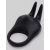 Черное эрекционное виброкольцо Sensation Rechargeable Vibrating Rabbit Love Ring - Fifty Shades of Grey - во Владимире купить с доставкой