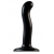 Черный фаллоимитатор-насадка Strap-On-Me P G spot Dildo size S - 16,4 см. - Strap-on-me - купить с доставкой во Владимире