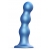 Голубая насадка Strap-On-Me Dildo Plug Balls size S - Strap-on-me - купить с доставкой во Владимире