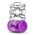 Фиолетовое эрекционное виброкольцо Pleaser Rechargeable C-Ring - Blush Novelties - во Владимире купить с доставкой
