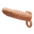 Телесная удлиняющая насадка Penis Sleeve Emmitt - 17 см. - Baile - во Владимире купить с доставкой