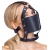 Черный намордник с кляпом-шаром Head Harness With A Gag - Orion - купить с доставкой во Владимире