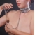 Серебристый ошейник из искусственной кожи - Sitabella - купить с доставкой во Владимире
