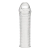 Текстурированная насадка на пенис Clear Textured Penis Enhancing Sleeve Extension - 16,5 см. - BlueLine - во Владимире купить с доставкой