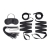 Эротический набор 4PC Bondage Bed Strap   Flogger Kit - Lux Fetish - купить с доставкой во Владимире