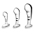 Набор из 3 стальных стимуляторов простаты Stainless Steel P-spot Training Set - b-Vibe - во Владимире купить с доставкой