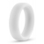 Белое люминесцентное эрекционное кольцо Silicone Glo Cock Ring - Blush Novelties - во Владимире купить с доставкой