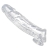 Прозрачная насадка для увеличения члена Realistic Clear Penis Enhancer and Ball Stretcher - 20,3 см. - XR Brands - во Владимире купить с доставкой