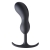 Черный массажер простаты с утяжелителями Premium Silicone Weighted Prostate Plug Large - 18,8 см. - XR Brands - во Владимире купить с доставкой
