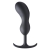Черный массажер простаты с утяжелителями Premium Silicone Weighted Prostate Plug XL - 20,8 см. - XR Brands - во Владимире купить с доставкой