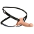 Телесный полый страпон на черных регулируемых ремешках 2’’ Erection Smooth Silicone Penis Sheath - XR Brands - купить с доставкой во Владимире