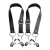 Ремни с зажимами для половых губ Spread Labia Spreader Straps with Clamps - XR Brands - купить с доставкой во Владимире