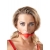 Силиконовый кляп-шар на чёрных ремешках Red Gag silicone - Orion - купить с доставкой во Владимире