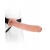 Фаллопротез телесного цвета Hollow Strap-On - 29 см. - Pipedream - купить с доставкой во Владимире