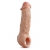 Телесная насадка-удлинитель Intrepid 9.25 Inch Realistic Penis Extender Sleeve - 23,5 см. - Blush Novelties - во Владимире купить с доставкой