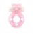 Розовое эрекционное виброкольцо в форме мишки - 1137 - во Владимире купить с доставкой