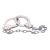 Наручники из металла с длинной цепочкой CHROME HANDCUFFS METAL HANDCUFFS W. KEY - NMC - купить с доставкой во Владимире