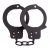 Чёрные наручники из листового металла BONDX METAL CUFFS BLACK - Dream Toys - купить с доставкой во Владимире
