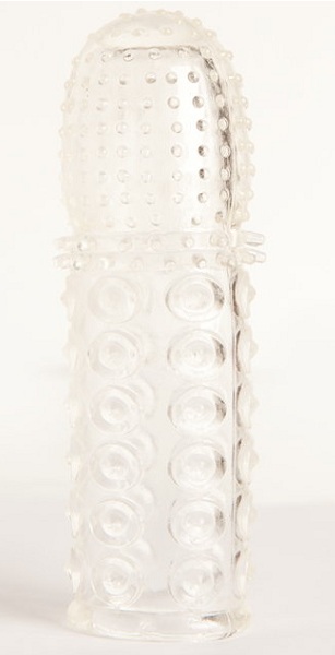 Прозрачная закрытая гелевая насадка - 13,5 см. - Toyfa Basic - во Владимире купить с доставкой Прозрачная закрытая гелевая насадка - 13,5 см. - Toyfa Basic - во Владимире купить с доставкой