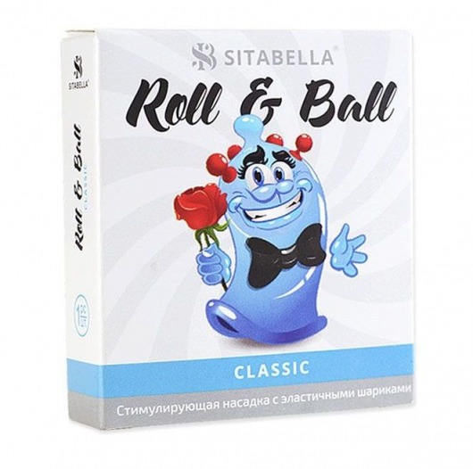 стимулирующий презерватив-насадка Roll   Ball Classic - Sitabella - купить с доставкой во Владимире