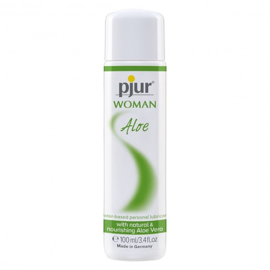 Лубрикант на водной основе pjur WOMAN Aloe - 100 мл. - Pjur - купить с доставкой во Владимире