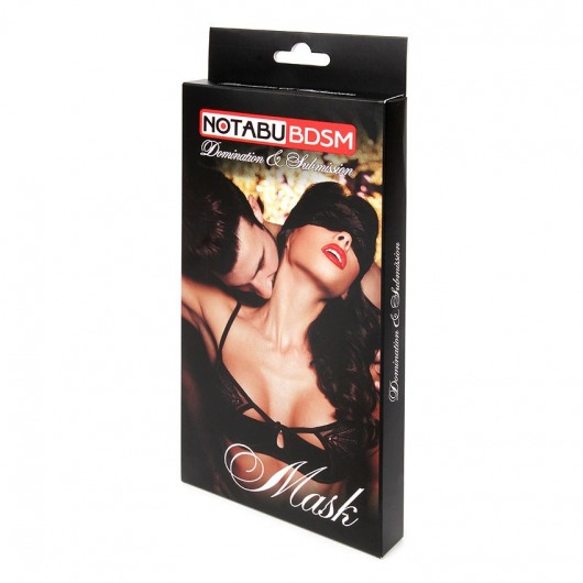 Красная маска на резиночке с леопардовыми пятнышками - Notabu - купить с доставкой во Владимире