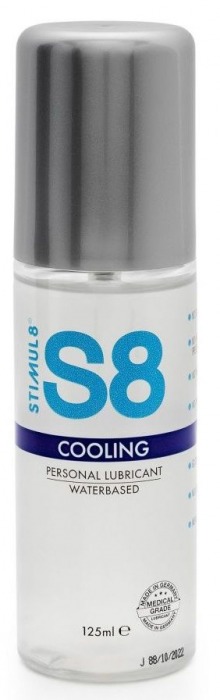 Охлаждающий лубрикант на водной основе S8 Cooling Lube - 125 мл. - Stimul8 - купить с доставкой во Владимире