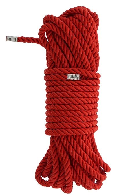 Красная веревка DELUXE BONDAGE ROPE - 10 м. - Dream Toys - купить с доставкой во Владимире