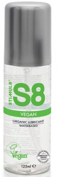 Веганский лубрикант на водной основе S8 Vegan Lube - 125 мл. - Stimul8 - купить с доставкой во Владимире