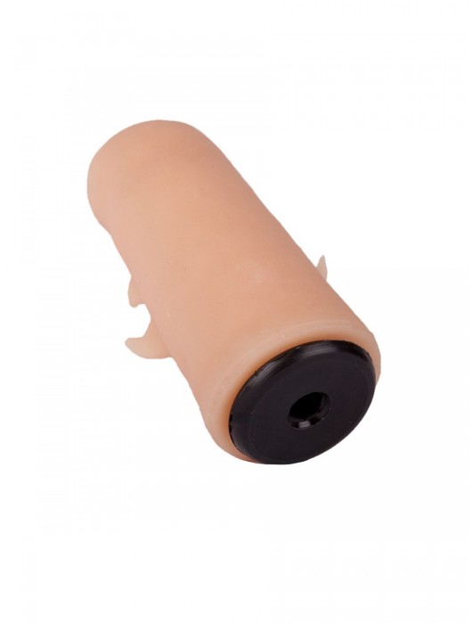 Черный пояс-трусики с двумя насадками  Экзотик-Sara  - 16,5 и 11 см. - LOVETOY (А-Полимер) - купить с доставкой во Владимире