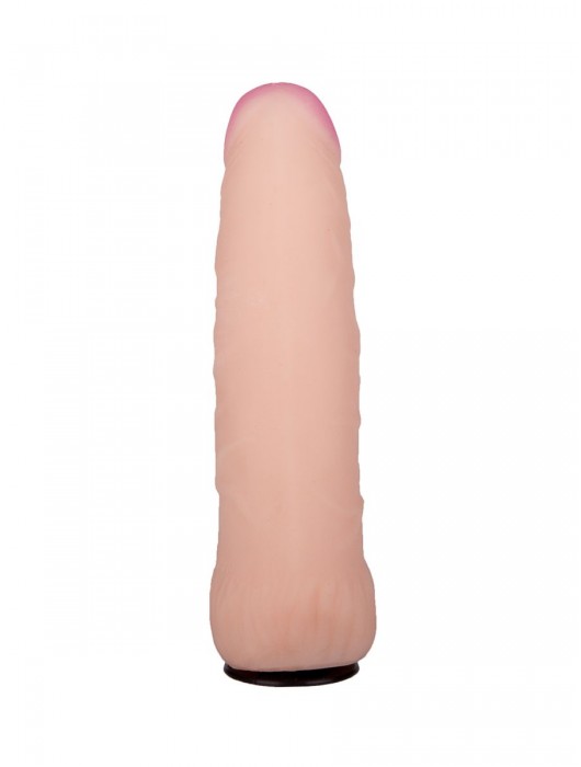 Черный пояс-трусики с двумя насадками  Экзотик-Sara  - 16,5 и 11 см. - LOVETOY (А-Полимер) - купить с доставкой во Владимире