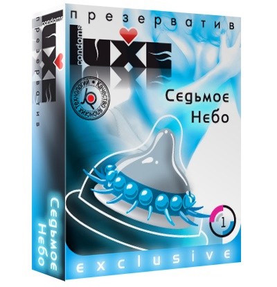 Презерватив LUXE  Exclusive  Седьмое небо  - 1 шт. - Luxe - купить с доставкой во Владимире