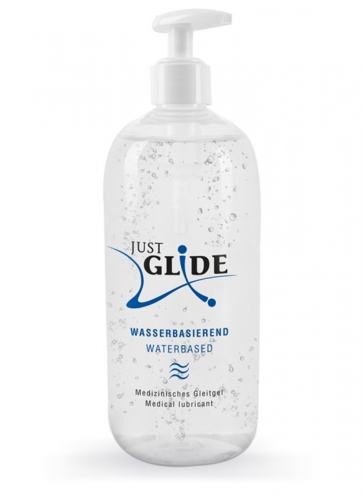 Гель-смазка на водной основе Just Glide с дозатором - 500 мл. - Orion - купить с доставкой во Владимире