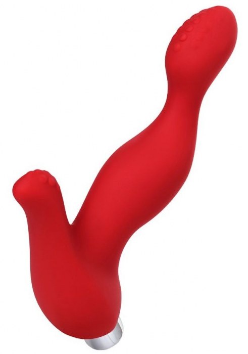 Красный силиконовый вибростимулятор простаты Proman - 12,5 см. - ToyFa - во Владимире купить с доставкой