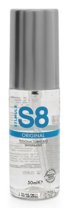 Универсальный лубрикант на водной осноdе S8 Original Lube - 50 мл. - Stimul8 - купить с доставкой во Владимире