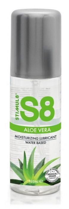 Лубрикант на водной основе S8 Aloe Vera Lube - 125 мл. - Stimul8 - купить с доставкой во Владимире