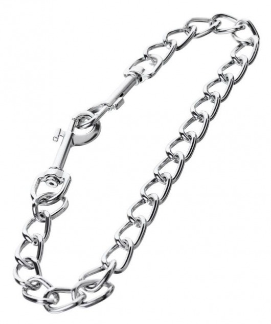 Серебристая соединительная цепочка с двумя карабинами - ToyFa - купить с доставкой во Владимире