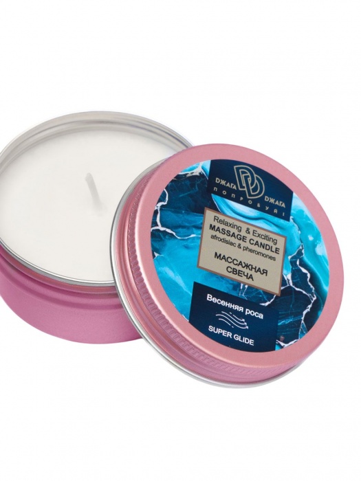 Массажная свеча  Весенняя роса - БиоМед - купить с доставкой во Владимире