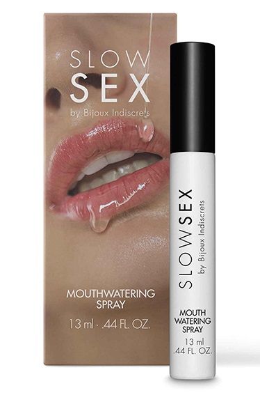 Спрей для усиления слюноотделения Slow Sex Mouthwatering Spray - 13 мл. - Bijoux Indiscrets - купить с доставкой во Владимире