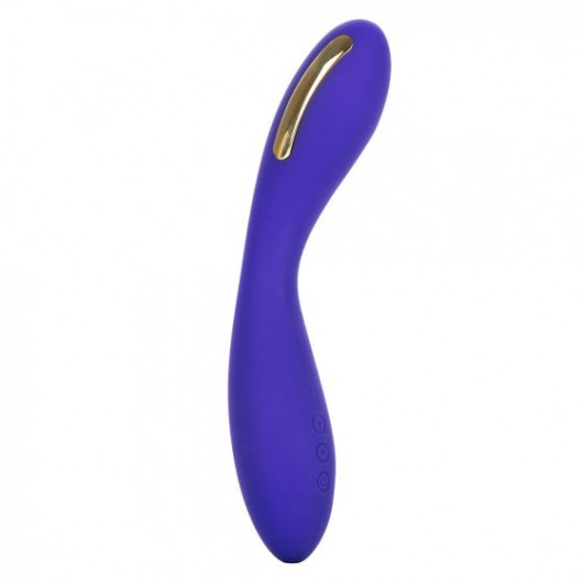 Фиолетовый вибратор с электростимуляцией Intimate E-Stimulator Wand - 21,5 см. - California Exotic Novelties - купить с доставкой во Владимире