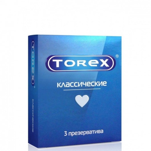 Гладкие презервативы Torex  Классические  - 3 шт. - Torex - купить с доставкой во Владимире