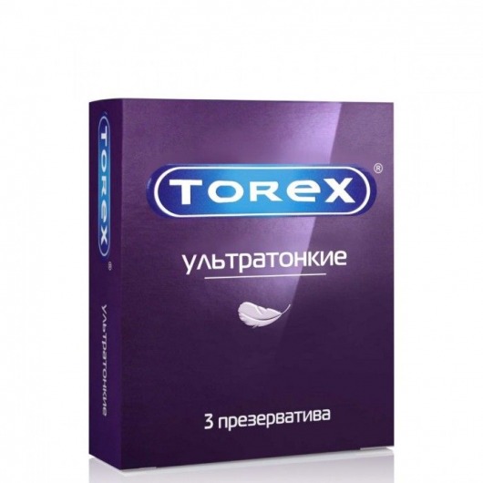 Презервативы Torex  Ультратонкие  - 3 шт. - Torex - купить с доставкой во Владимире